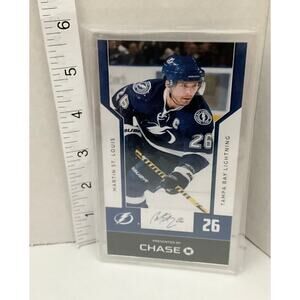 Martin St Louis Tampa Bay Lightning Career Celebration Card